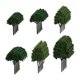 thumbnail image 5 of Modelo de árboles verdes, mini dioramas, árboles, escala, ferrocarril, fotografía, accesorio, jardín de hadas 24 piezas, 5 of 9