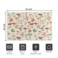 thumbnail image 5 of Red Mushroom Light Pattern Door Rugs,Washable Non Slip Door Mats Indoor,Decorative Door Mats,Entry Mat Indoor for Entrance,Bedroom,Kitchen,Bathroom,20"x32", 5 of 6