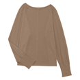 thumbnail image 3 of Mashaouyo Women's Puff Long Sleeve Sweatshirts Crewneck Loose Pullover Tops Clearance Sale, 3 of 3