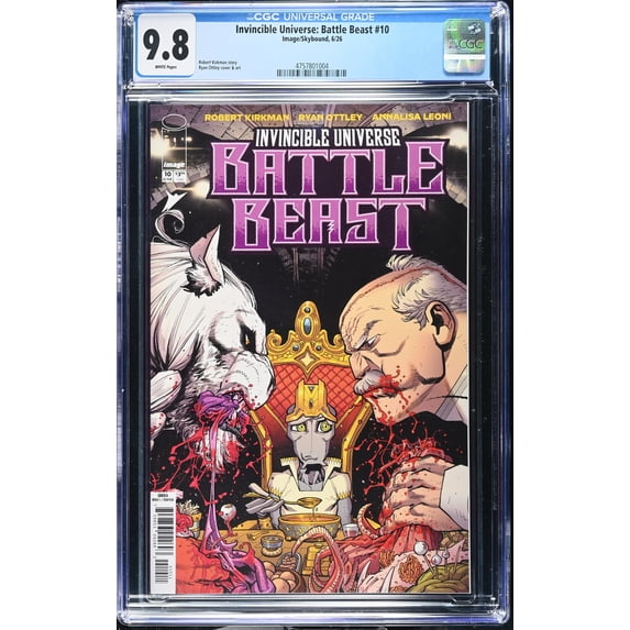 Invincible Universe: Battle Beast #10 - CGC 9.8 Comic Book