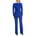 thumbnail image 2 of Carla Ruiz womens  2pc Jacket & Trouser Set, 14, Blue, 2 of 3