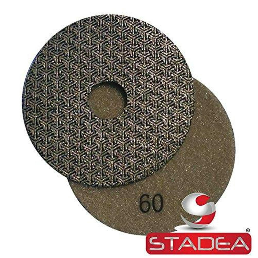 Stadea PPE113A Electroplated Diamond Polishing Pads 4" Diamond Wet Dry