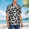 thumbnail image 5 of Bixox Men's Hawaiian Shirts Men's Similar To Leopard Print Print Short-Sleeve Shirt-3X-Large, 5 of 8