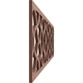 thumbnail image 3 of Ekena Millwork 46 3/4"W x 10"H x 3/8"T Resort Fretwork Moulding, Walnut, 3 of 13