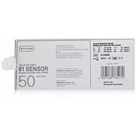 sensor blood glucocard test glucose 01 strips Blood Glucose 01 Box of Strips Sensor Test Glucocard 50