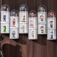thumbnail image 2 of Figure Storage Box Transparent Wall Mounted Doll Figure Display Box Exhibition Box 3 Layer 11x35.5cm, 2 of 5