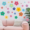 thumbnail image 6 of Cheapark Colorful Flower Wall Stickers Vibrant Removable Reusable Decor For Bedroom Headboards Wardrobes All Ages Home Valentine's Day Easter, 6 of 8