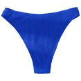 thumbnail image 7 of Women's Low Waist Bikini Set Two Piece Swimsuit with Ruched Briefs and Full Coverage Beachwear, 7 of 7