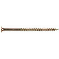Hillman Power Pro No. 8 x 1-3/4 in. L Star Flat Head Yellow Zinc-Plated Steel Wood Screws 175 pk