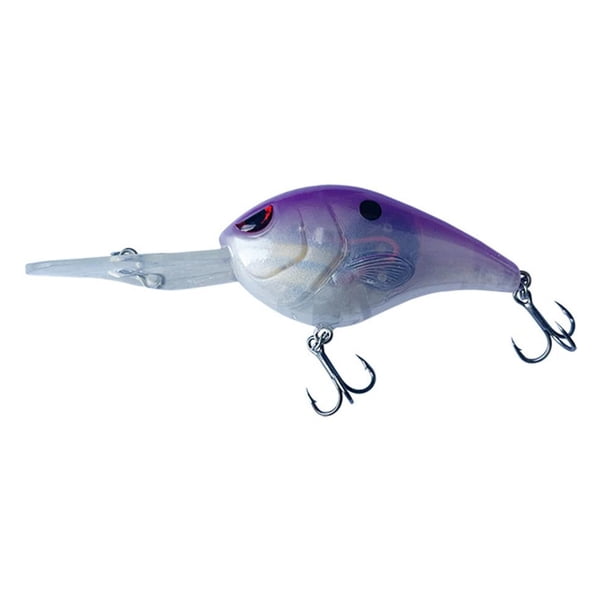 Señuelos de pesca con luz LED Sharp Fishing Wobbler Accesorios para exteriores (púrpura) Ehuebsd Para Estrenar