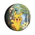 thumbnail image 1 of Cute Cartoon Pokemon Spare Tire Cover Wheel Protectors For Trailer Rv Suv Truck Camper Travel Fits For Tire Diameter 17 Inch, 1 of 7
