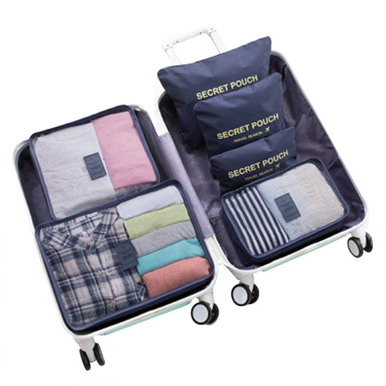 6/7/8Pcs Packing Cubes for Travel Luggage Organiser Bag Compression Pouches Clothes Suitcase, Packing Organizers Storage Bags for Travel Accessories