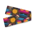 thumbnail image 7 of Yayeee Table Runner 70 inches Long Home Kitchen Dinning Party Decoration, Futuristic Circles, 7 of 7