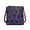 Purple Floral Pattern, variant on Tutolipy Ghost Pumpkin Pattern Waterproof Women's Single Shoulder Bag for Work Outdoor Activities, Durable Zipper Pockets Purse Satchel Stylish Crossbody Bag
