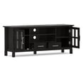 thumbnail image 6 of Simpli Home Simpli Home Kitchener 60 inch Wide Solid Wood Contemporary TV Stand in Hickory Brown For TVs up to 65 inches, 6 of 11