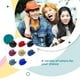 thumbnail image 5 of Minnieouse Sombrero de vaquero clásico de lana ajustable cuerda tela transpirable suave cómodo sombra Metal Ferora Color vestido gorra invierno Sombreros Vino rojo, 5 of 6