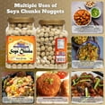 thumbnail image 2 of Rani Soya Chunks Nuggets (High Protien) Vadi 14oz (400g) ~ All Natural, Salt-Free | Vegan | No Colors | Gluten Friendly | NON-GMO | Kosher | Indian Origin | Meat Alternate Substitute, 2 of 8