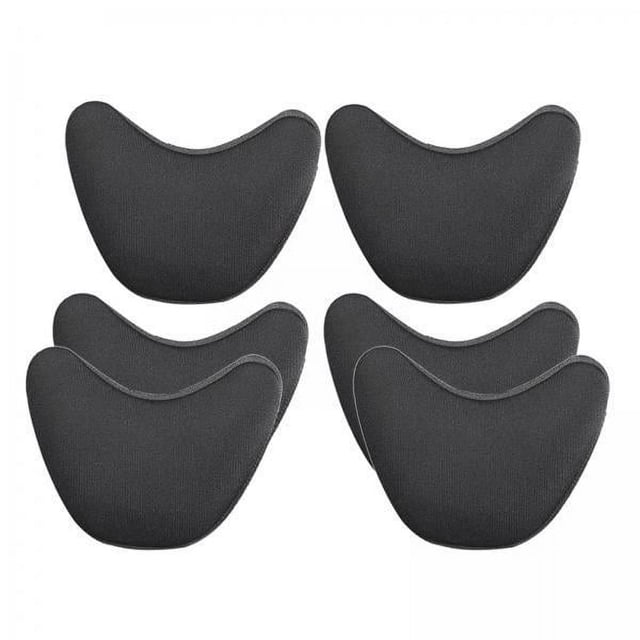 Insertos de relleno de zapatos Sunnimix Almohadilla de inserción en el antepié negro