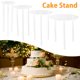 thumbnail image 3 of Soporte de pastel Torre de postre de varios niveles Soportes de plato de pastel reutilizables con 12 pilares de plástico Decoración 4/6/8/10 pulgadas Muyoka Hogar, 3 of 6