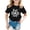 Black, variant on Hiijoy Infant Girl Father's Day Graphic T-Shirt Summer Short Sleeve T Shirt, Sizes 18M-8Y