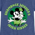 thumbnail image 3 of Disney - Shamrock Wishes Irish Kisses - Toddler And Youth Girls Short Sleeve Graphic T-Shirt, 3 of 5
