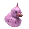 thumbnail image 3 of Figura de pato, resina, linda escultura de pato en 3D para estantería, cocina o sala de estar Pato Cebolla, 3 of 9