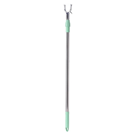 Indoor Drying Rack Adjustable Length Retractable Telescopic Pole Hanger for Laundry Organization Space Saving C