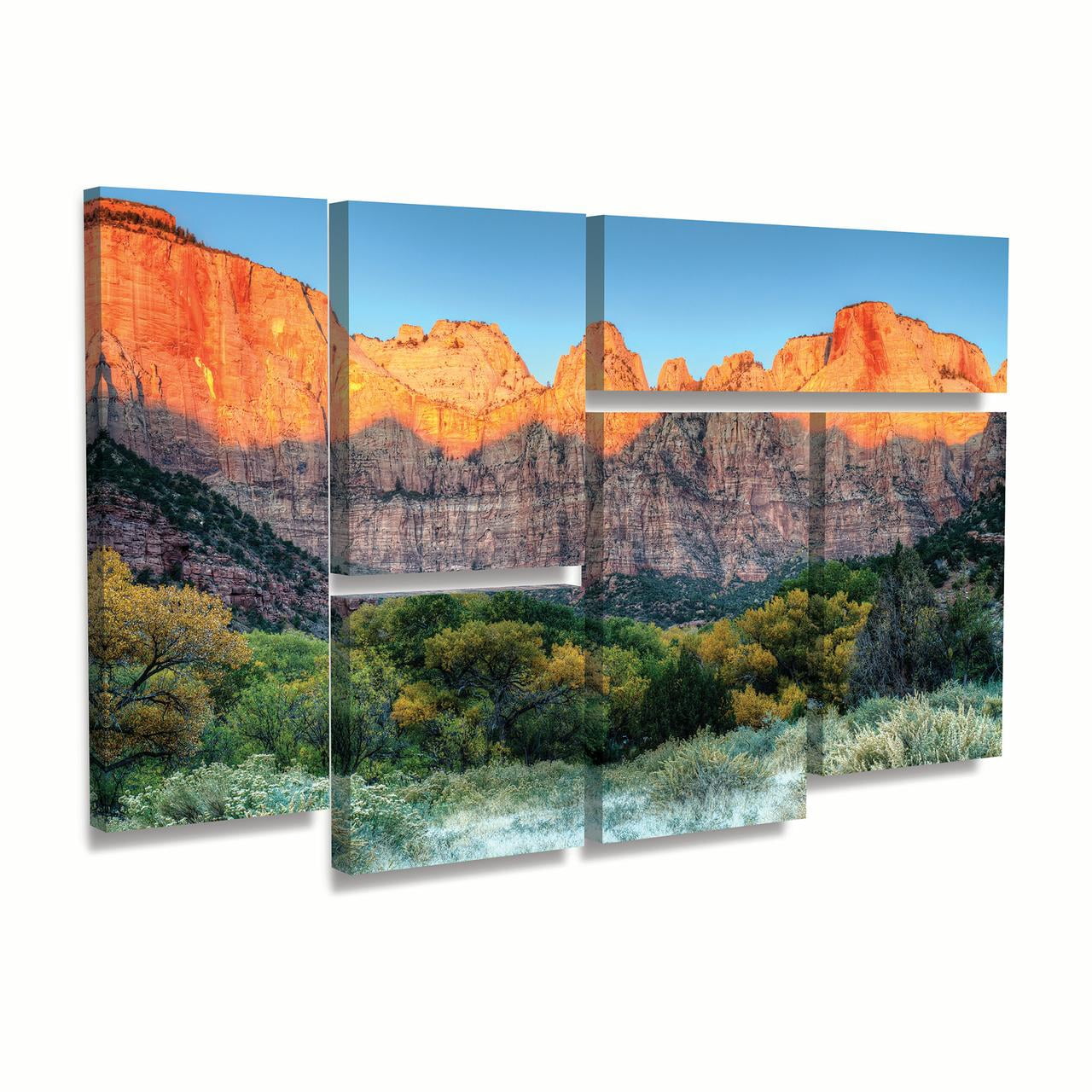 Trademark Fine Art 'Zion Sunrise' Canvas Art by Pierre Leclerc