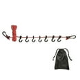 thumbnail image 4 of BLEEUS Camping Clothesline Windproof Hanging Rope For Picnic Hiking Red Reflective, 4 of 7