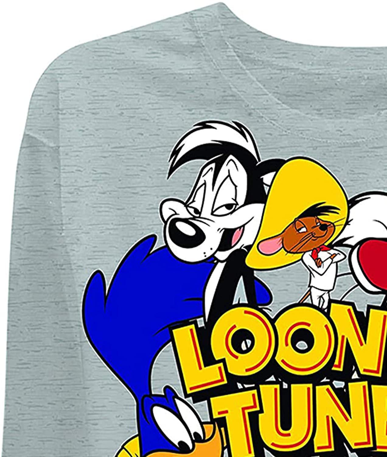 Looney Tunes Ladies Fashion Shirt - Ladies Tweety, Bugs and Taz Tee - Long  Sleeve Crop Top Tee