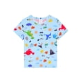 thumbnail image 3 of ATAIKU Summer Pajamas for Boys Dinosaur Short Sleeve 2-Piece PJs Set Toddler Kid Comfy Sleepwear Size 3-12Y, 3 of 12