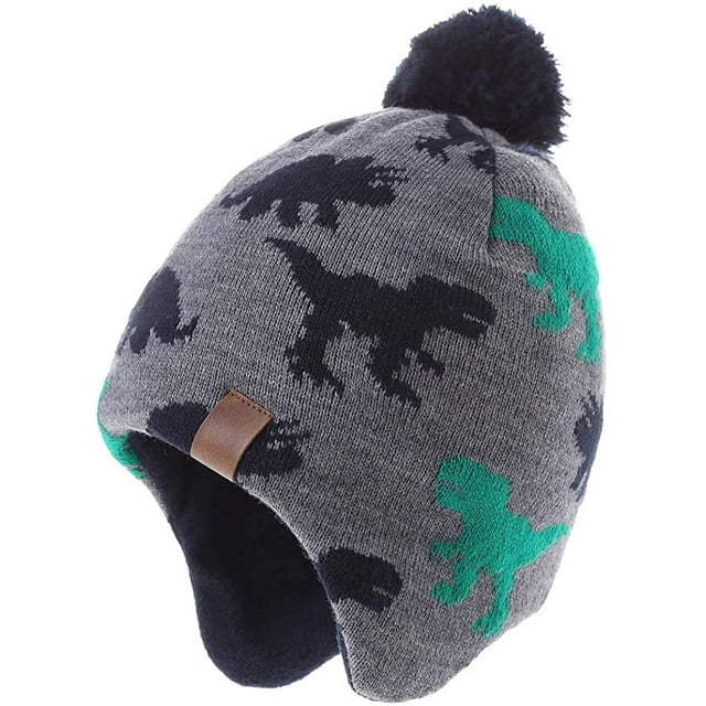 Boys Winter Hats Big Kids Cowboy Cloth/Aviator Winter Earflap Cap