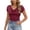 C-Wine474, variant on DHFJKG Cowl Neck T Shirts For Women Short Sleeve Slim Fit Basic Tee Casual Comfortable Summer Top Daily Wear Trendy Tops