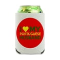 thumbnail image 1 of I Love My Portuguese Husband Can Cooler - Drink Sleeve Hugger Collapsible Insulator - Beverage Insulated Holder, 1 of 3