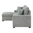 thumbnail image 5 of Lexicon Waitsfield 2-Piece Textured Sectional with Left Chaise in Gray, 5 of 9