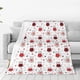 thumbnail image 1 of Balery cute cat hearts Manta de Felpa Suave y Acogedora – Cobija de Franela Aterciopelada para Cama, Lavable y Cálida para Sofá, Mascotas, Transpirable-40"x30", 1 of 7