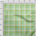thumbnail image 2 of oneOone Cotton Flex Mint Fabric Madras Check Craft Projects Decor Fabric Printed By The Yard 40 Inch Wide, 2 of 4