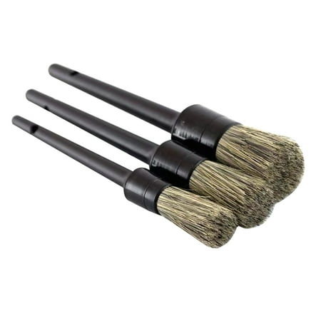 

3pcs Synthetic Bristle Tires Engine Bay Car Detailing Brushes Set Auto Wheels