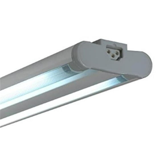 SG5AT-35-30-SV 35W Sleek Plus Twin Adjustable Grounded T5 Light Fixture, Silver