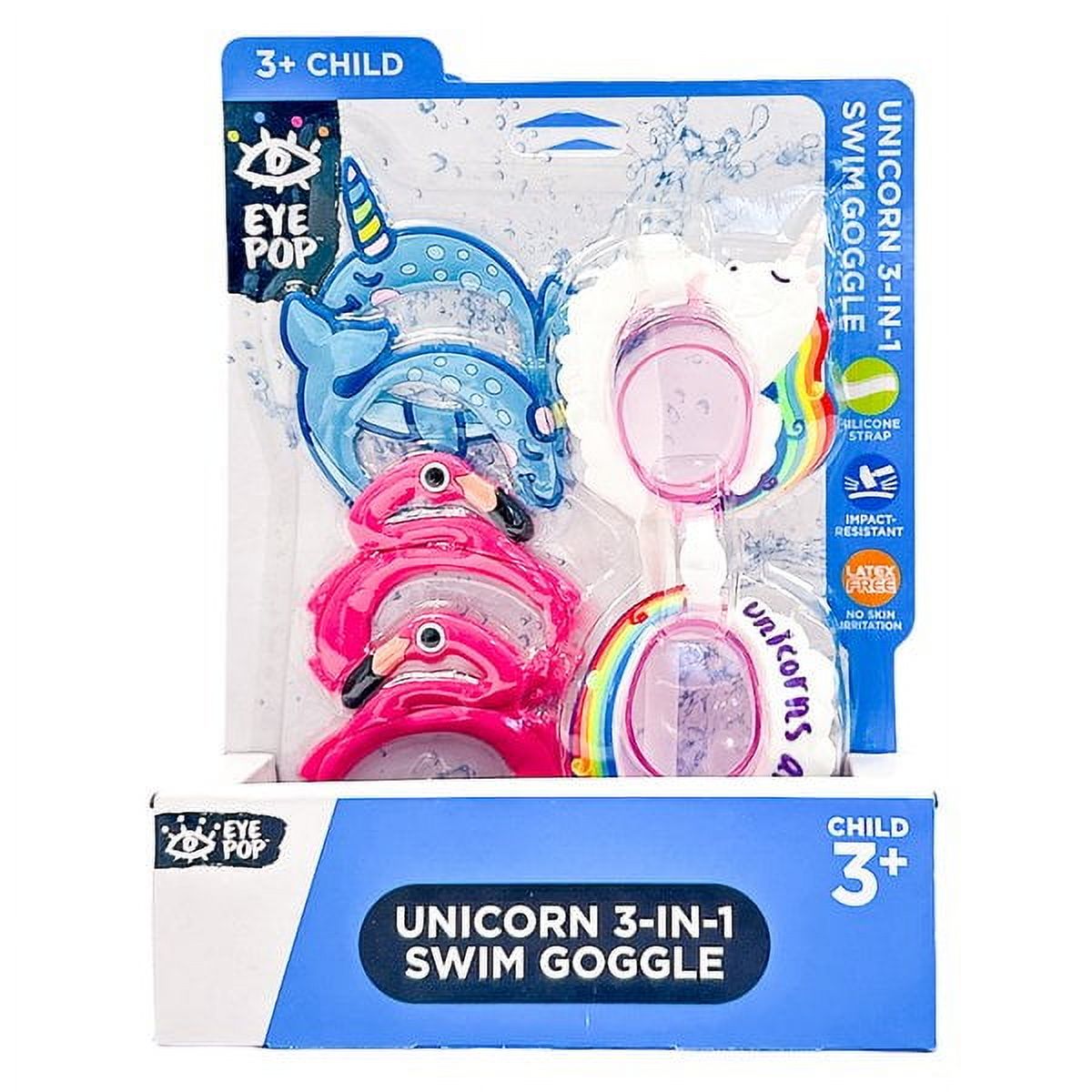 EyePop 3-in-1 Character Swim Goggle Set for Children photo 2