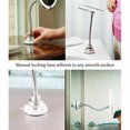 thumbnail image 5 of Flexible Gooseneck LED Lighted 10X Magnifying Makeup Mirror with Power Locking Suction Cup, Bright Diffused Light and 360 Degree Swivel, Portable Cordless Travel and Home Bathroom Vanity Mirror, 5 of 9