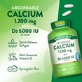 thumbnail image 5 of Absorbable Calcium 1200mg | with Vitamin D3 5000 IU | 120 Softgels | Calcium Carbonate | Nature's Truth, 5 of 7