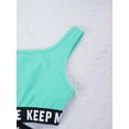 thumbnail image 5 of DPOIS Kids Girls 1Ps Swimsuit Single Shoulder Strap Bodysuit Jumpsuit Tropical Leaves 8, 5 of 6