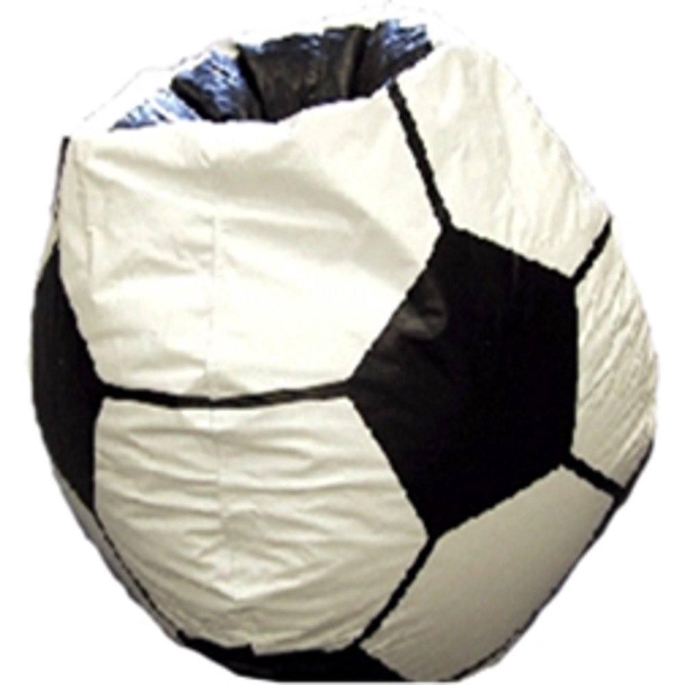 Bean Bag Boys Vinyl Bean Bag Chair in Soccer