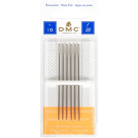 DMC Darners Hand Needles-Size 18 6/Pkg