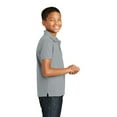 thumbnail image 3 of Port Authority Youth Core Classic Pique Polo Y100 - Gusty Grey - XS, 3 of 6