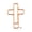 Rose Gold 4Pcs, variant on HOARBOEG 4Pcs Cross Shape Paper Clips 10Pcs, Rose Gold Metal Religious Cross Bookmarks, Decorative Crucifix Paper Clips for Easter, Sunday , Church Activities, Religious Gifts