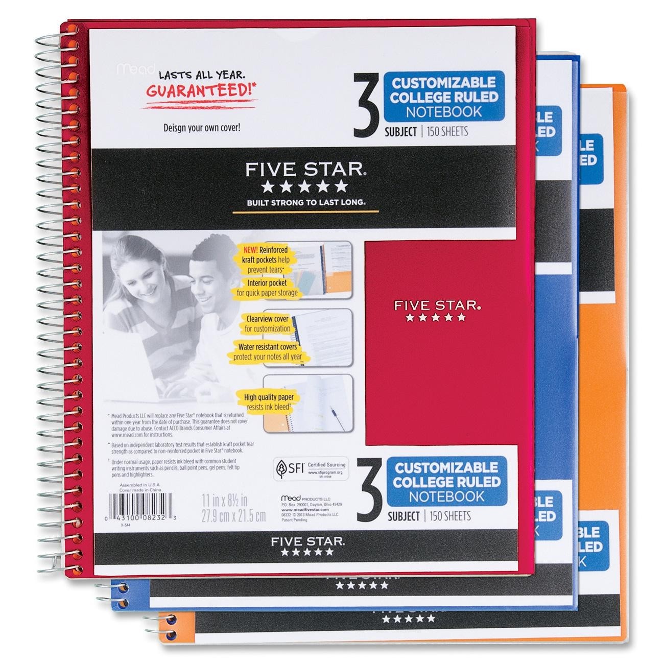 Staples Arc Customizable Notebook System 81/2" x 11" Colonial Blue