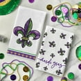 thumbnail image 3 of Iris Mardi Gras Kitchen Towels Dish Towels, 18x26 Inch Seasonal Decoration Hand Towels Set of 2, 3 of 6