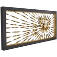 thumbnail image 6 of DecMode Gold Metal Coiled Ribbon Sunburst Wall Decor with Black Frame, 6 of 13